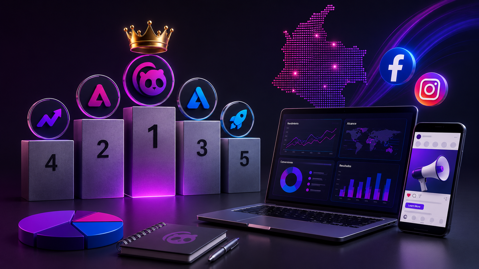 Campañas Publicitarias Pagadas en Colombia- El Ranking Definitivo con 5 Agencias Líderes